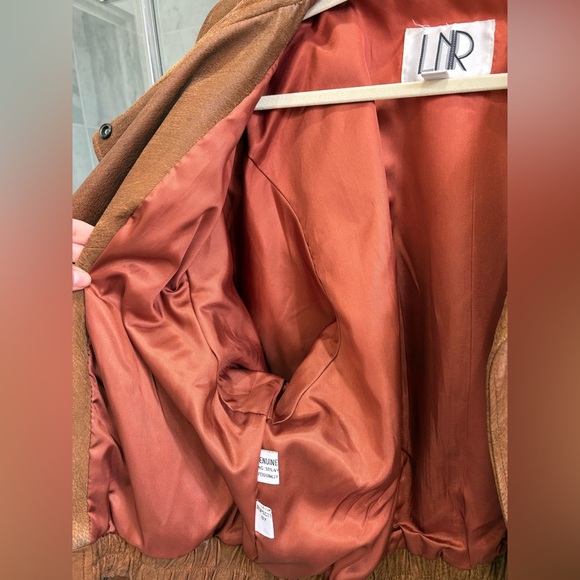 Vintage (80’s) Suede Leather Jacket with shoulder pads - Picture 7 of 7